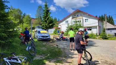 A leggyorsabb kerékpáros az ellenőrzőpont nyitása előtt ért Jósikafalvára, így minden fényképről lemaradt_FOTÓ Mátó-Székely Zsolt