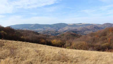 Kilátás a Kőhegy gerincéről a Vlegyásza vonulatára