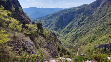 Kilátás a Pocsoválistei-szorosra