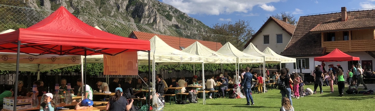 Idén a Tóbiás Ház udvarán rendeztük be a torockói célt