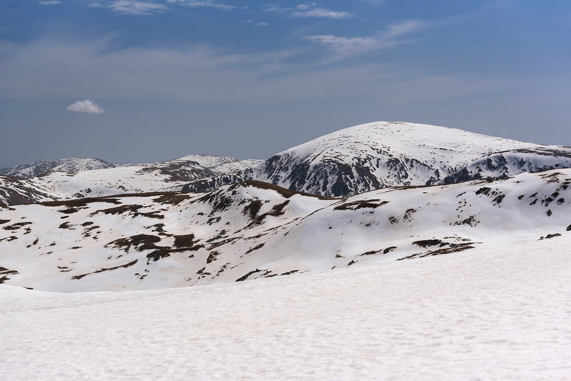 Télen a Páring-hegység