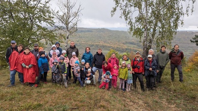 Csoportkép a Brüll-kilátón