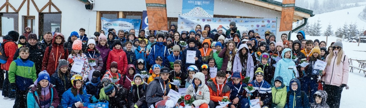 Kolozs megyei téli sportolimpia - csoportkép