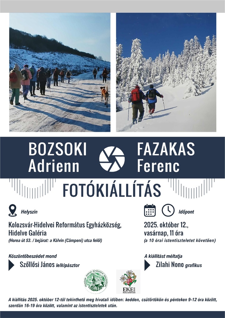 A fotókiállítás plakátja