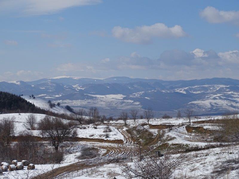 Az Árpád-csúcshoz közeli kilátópontnál gyönyörű kilátás tárul elénk
