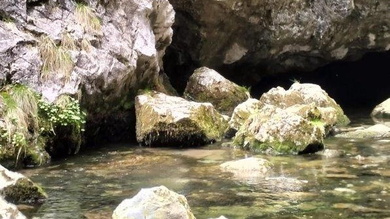 Különleges látvány volt a hegy gyomrából előtörő víz_FOTÓ Kovács Zsuzsa