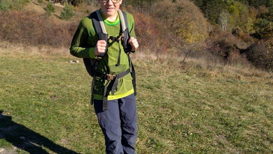 Csanád és az ereklyévé váló túrabakancs_FOTÓ Gál Ráka