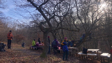 A Cérna-forrás tisztásán energizáló szünetet tartottunk_FOTÓ Kismihály Boglárka