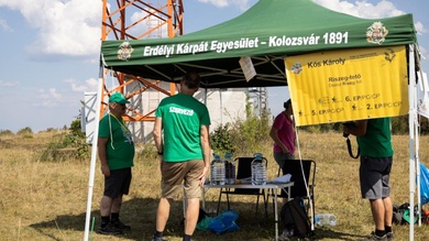 A Riszeg-tető ellenőrzőpont után kevesen választották a Zsobok felé vezető hosszabb útvonalat FOTÓ: Péter Anikó