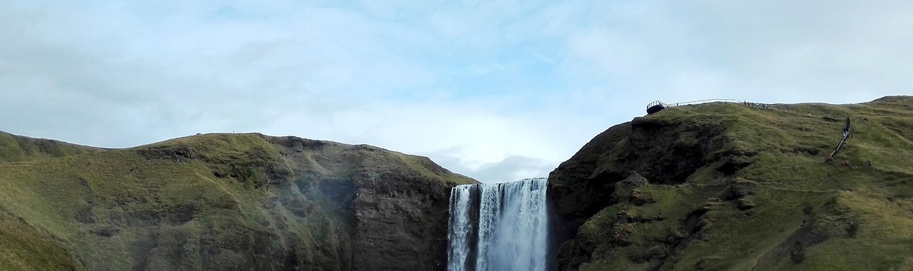 Izlandi vízesés