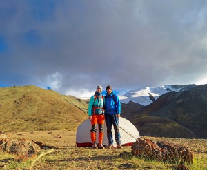 A fiatalok egy alpin stílusú mászást is megkíséreltek